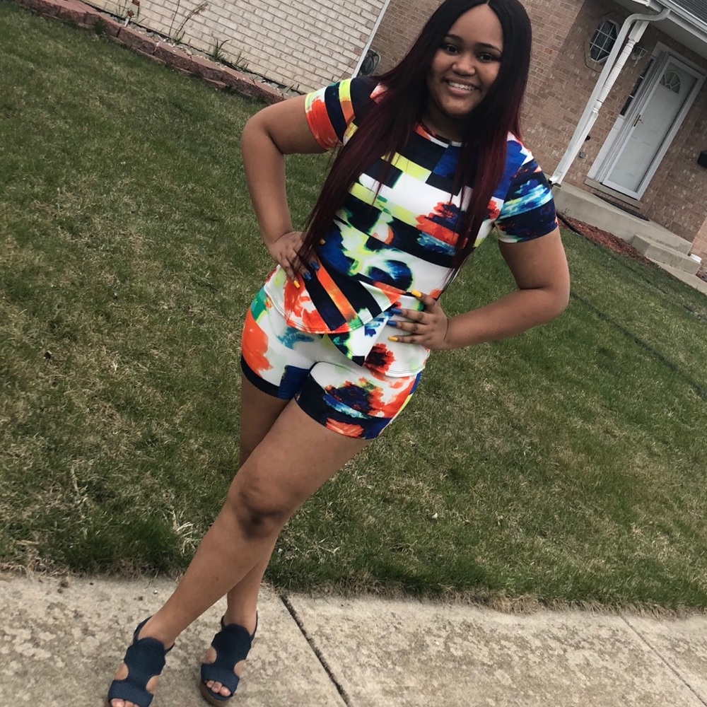 Multicolor Romper